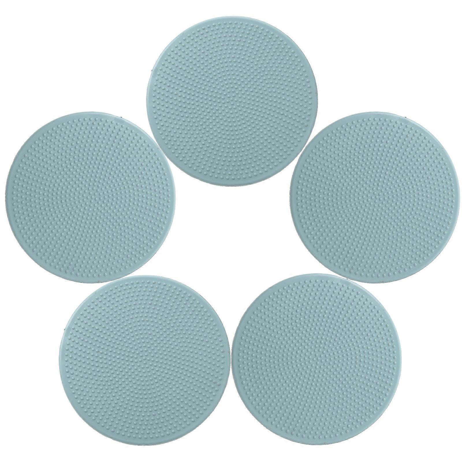 Blue Printmaking Stamping Tool with Dots Design for Home Perfect Size and Comfortable Handle 5pcs