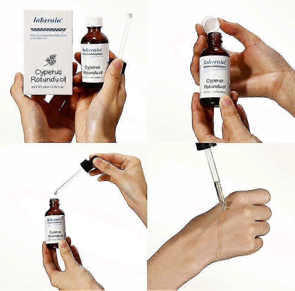 زيت Cyperus Rotundus ، مرطب ومغذيزيت طبيعي لتقليل نمو شعر الجسم