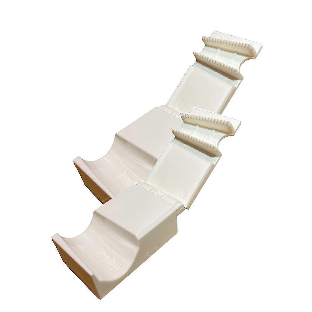 Shrimp Set of 2pcs for Kitchen Use Sturdy Plastic Construction Beige Color