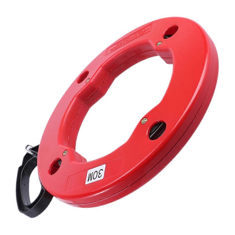 Electrical Fish Tape Wire Puller Tool Fish Shape Conduit Projects Pipeline Work ABS Steel 1Pcs