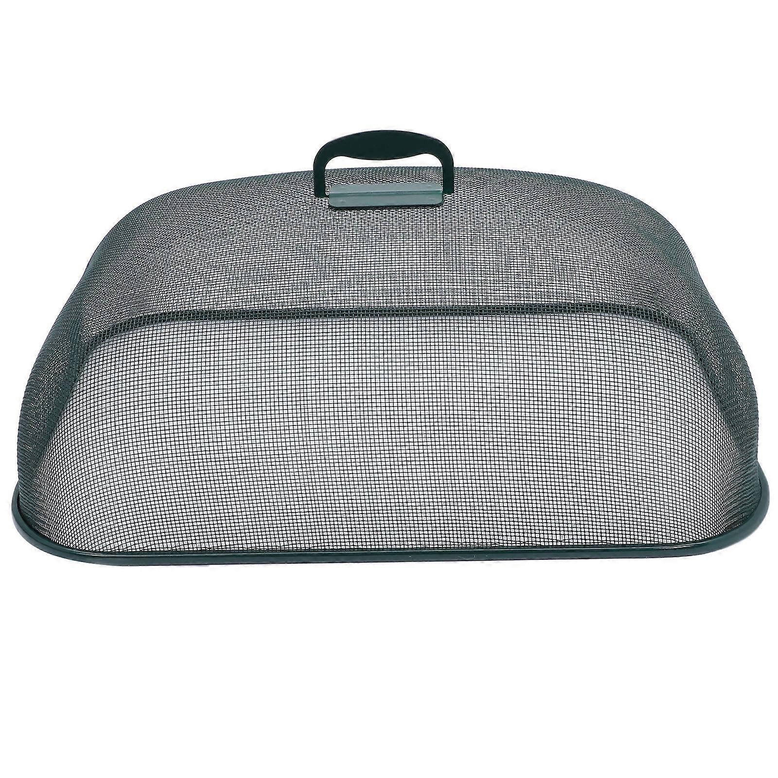 Rectangular Food Cover Tent with Fine Mesh for Outdoor Picnics, BBQs, and Home Use – Metal Design, Bug Protection