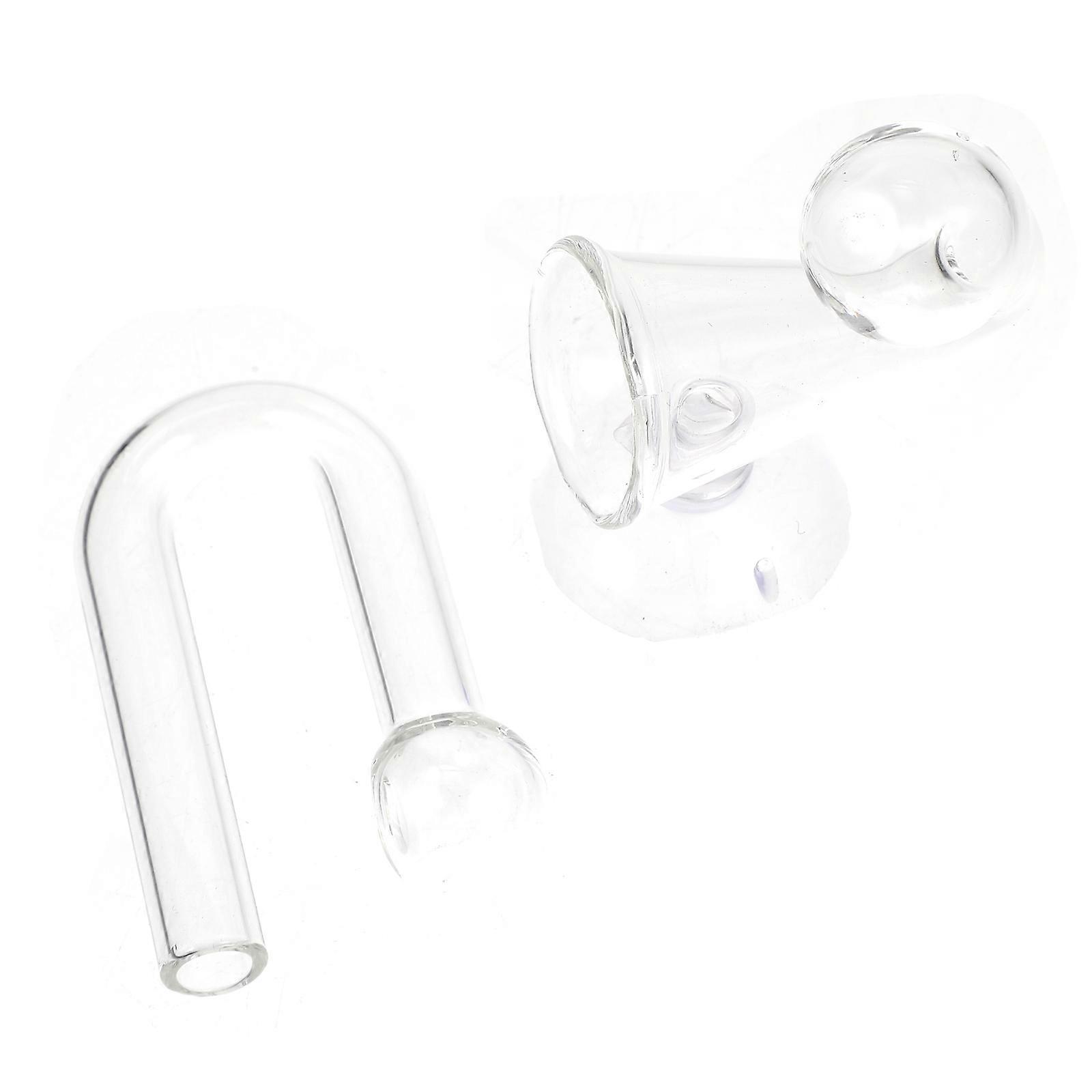 طقم اختبار المياه حوض السمك Co2 مراقب كأس دائري لزجاج خزان الأسماك 2 مجموعة