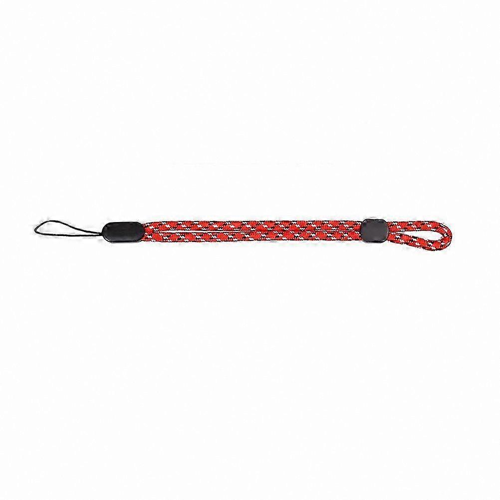 Universal Short Wrist Strap for Phone and Camera, Red Color Fashion Accessory Rope with Self-Timer Lever for Men and Women