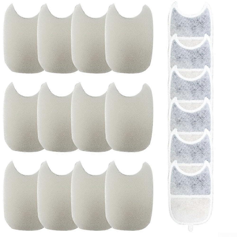6 x Pet Water Dispenser Filters with Sponge Improves Hydration Filtration
