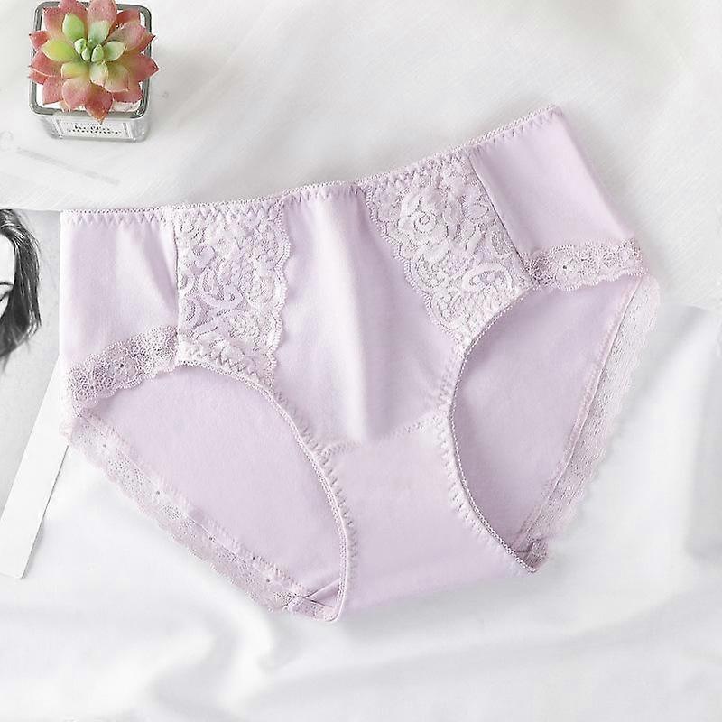 Women's Cotton Breathable Underwear Seamless and Comfortable Large Size Antibacterial and Simple Lace Sexy Underwear