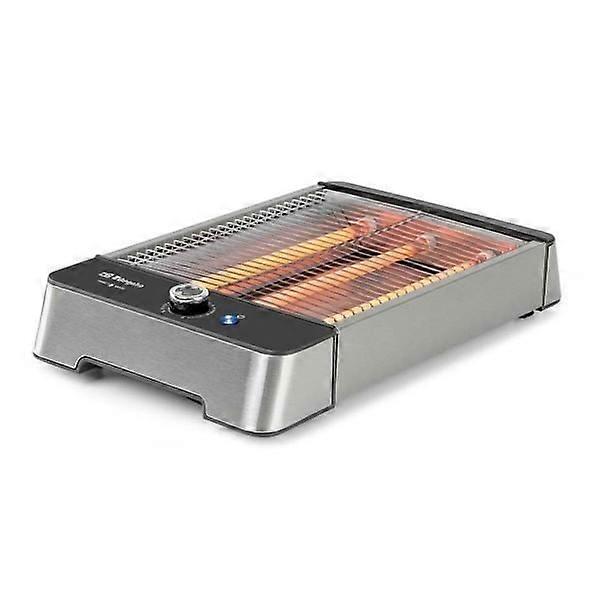 Orbegozo TO 2030 horizontal stainless steel toaster 600W with 6 toasting settings, allows you to grill all types of.