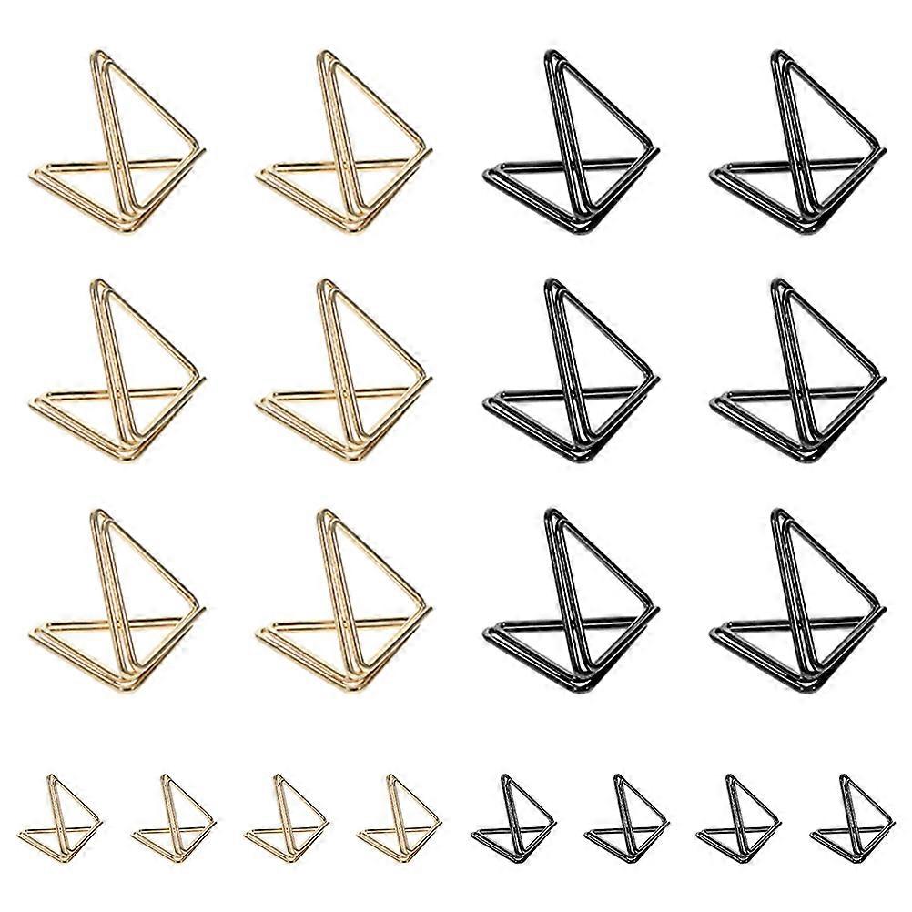 30Set Triangular Paperclips Note Holder For Home Use Office Tasks With Simple Design