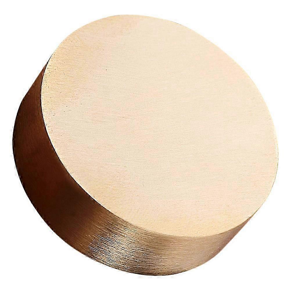 Vintage Paper Weight Brass Heavy Calligraphy Tool Round Block Shape For Art Studio 1Pack
