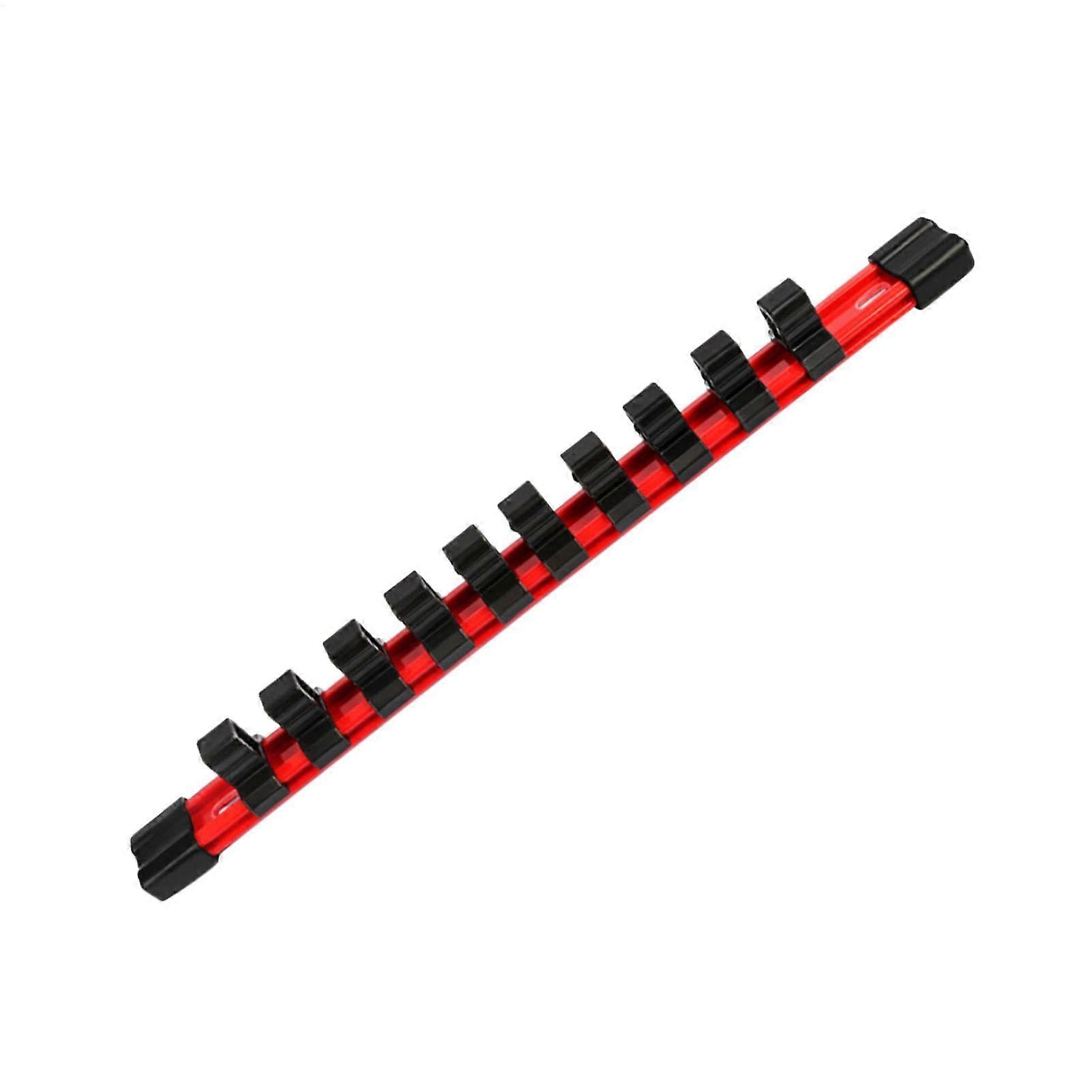 Adjustable, nonslip socket holder: Spacesaving tool organizer, tool storage shelf for garage, household 1/2