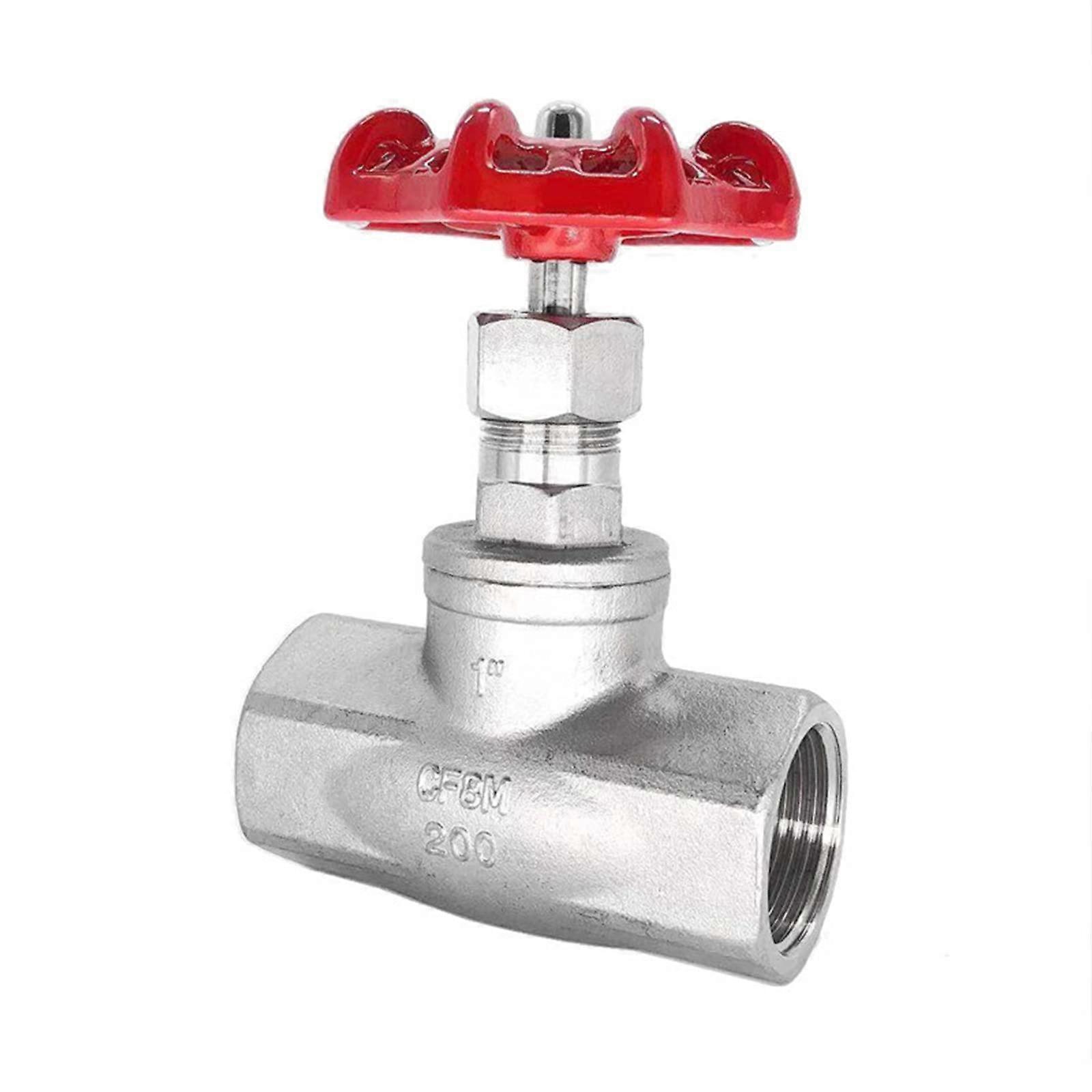 Stainless steel 304 shutoff valve with thread, internal thread, temperature steam/water meter valve, DN 15/20/25/32/40/50, 1 piece (DN20)