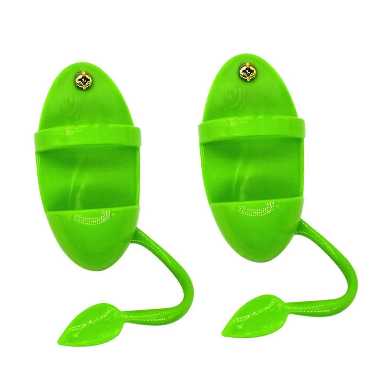 2 pieces of bird perches and feeding stations for parrots, practical and stylish stands
