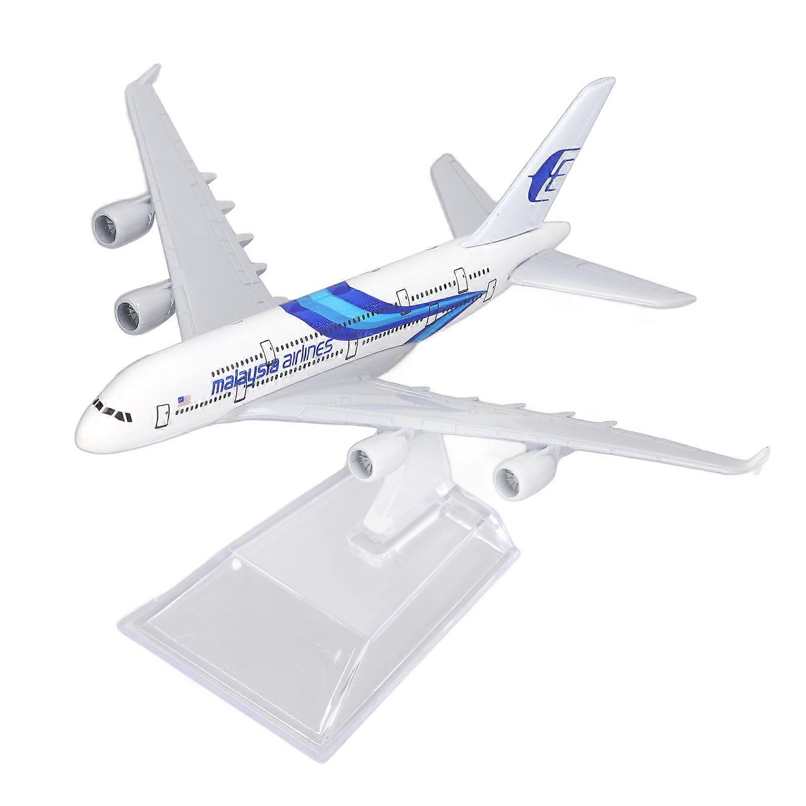 380 Simulated Airplane Model Alloy Flying Realistic Plane Aviation Collection Home Decoration