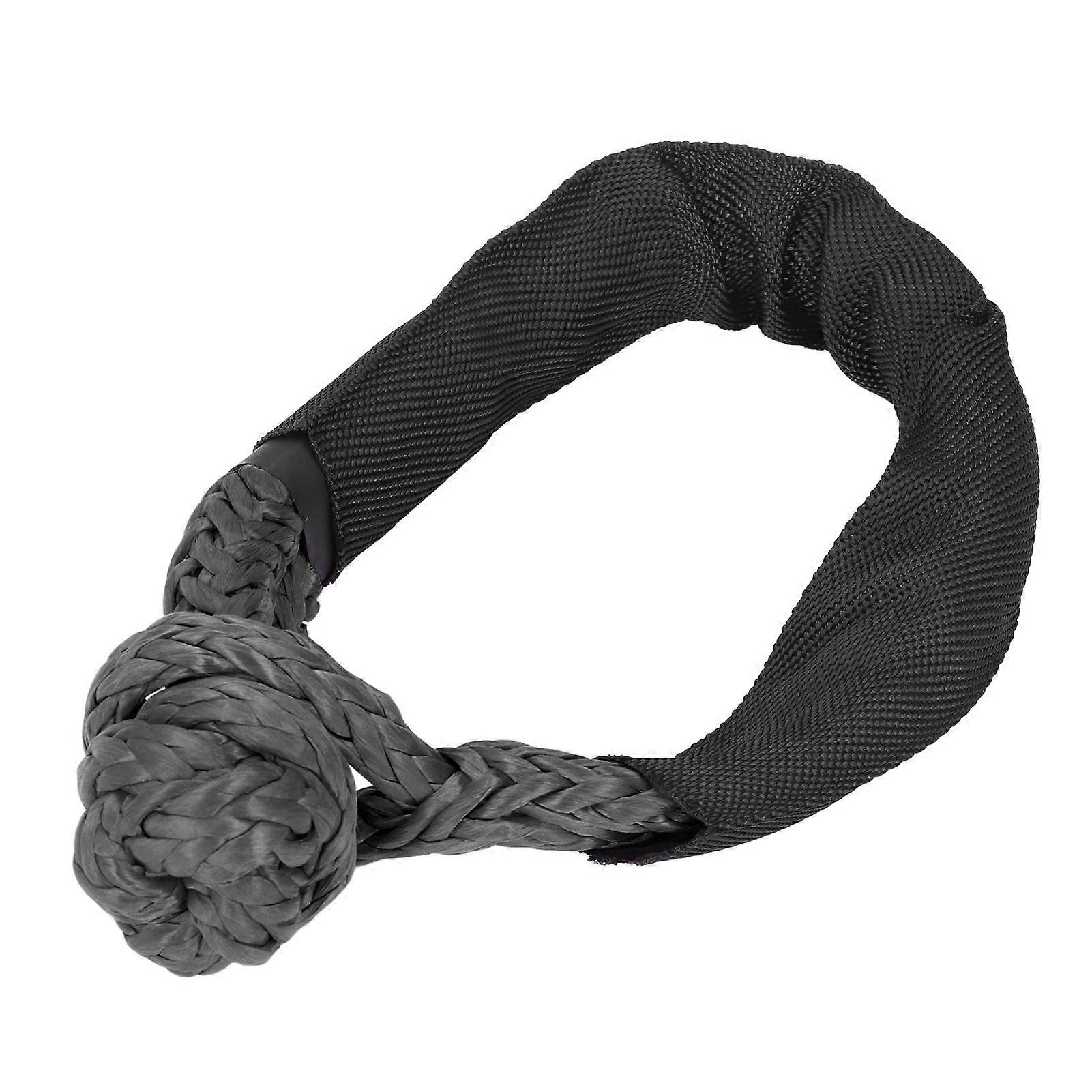 Synthetic soft shackle for ATV SUV truck recovery