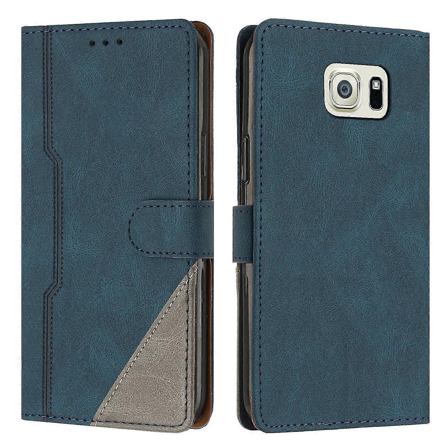 Leather Magnetic Clasp Case with Flip Wallet Stand Function Cover for