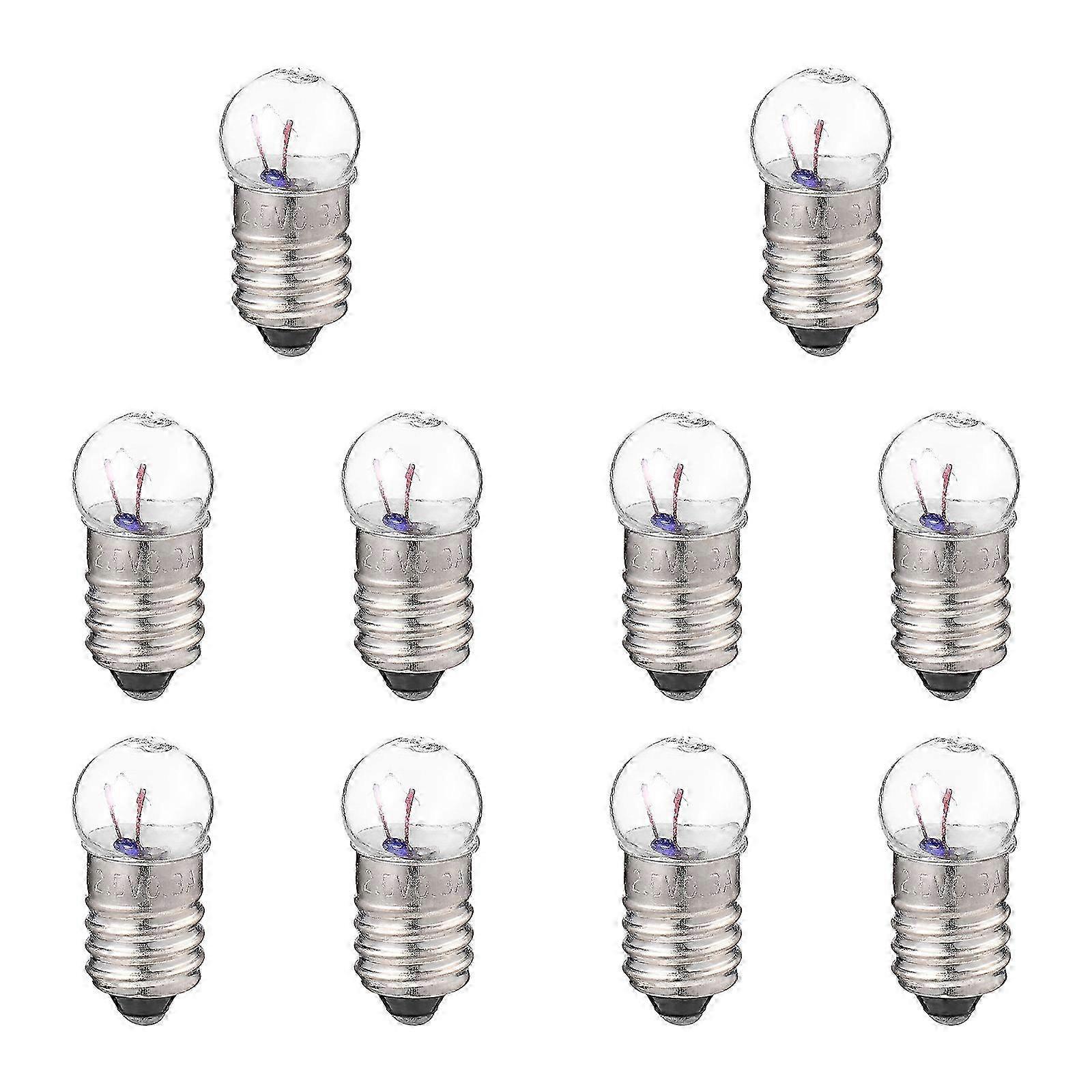 10pcs Miniature Light Bulbs for School Science Experiments Electrical Circuits