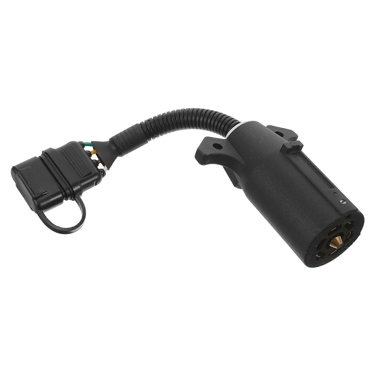 Flat Trailer Connector Adapter Pin to Pin Wiring Harness for Trucks, RVs, and Cars – Reliable Performance and Compatibility with Sleek Design