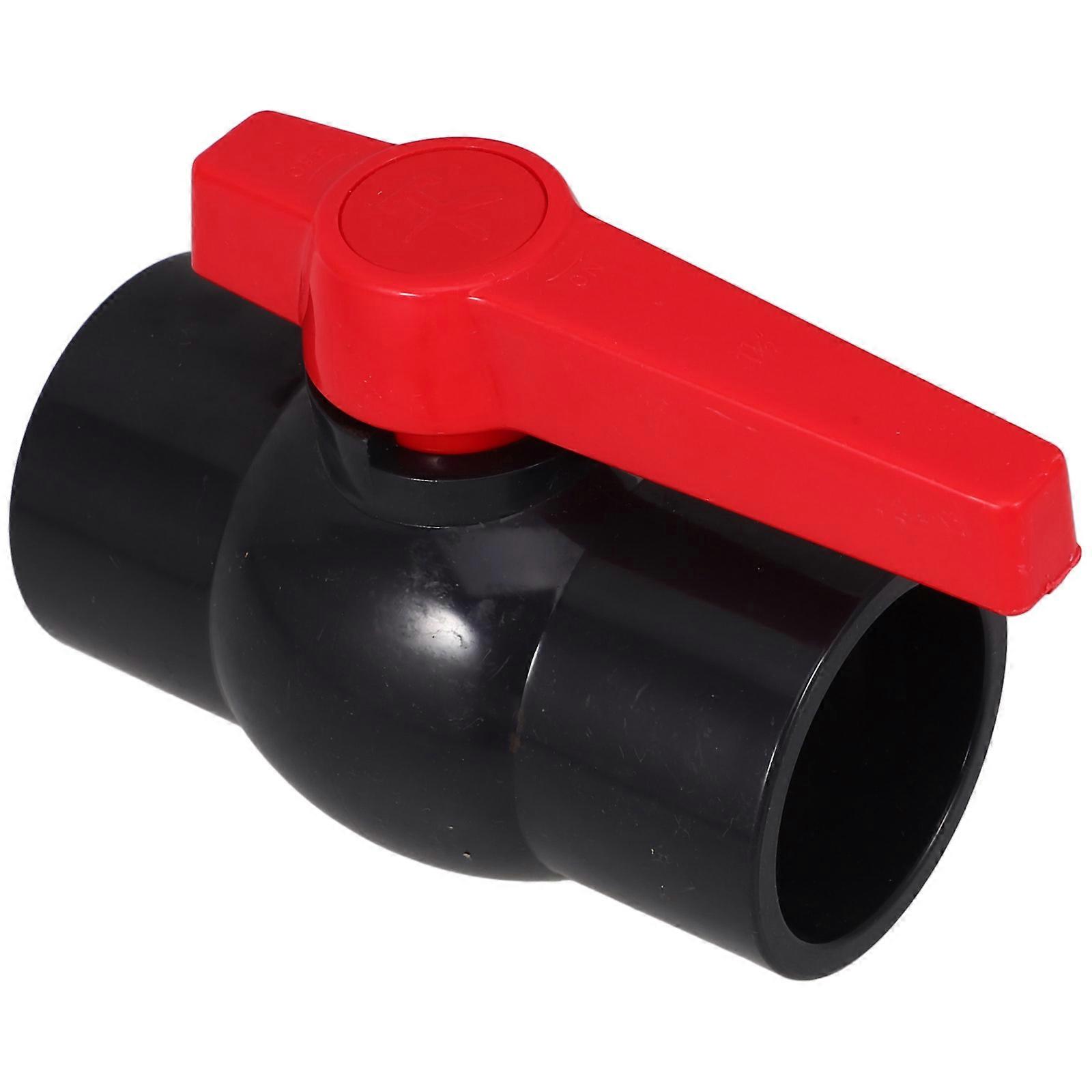 PVC Ball Valve Stop Valve for Water Control PVC Connector for Washing Machine and Garden Hose Replacement Parts for Residential and Industrial Use