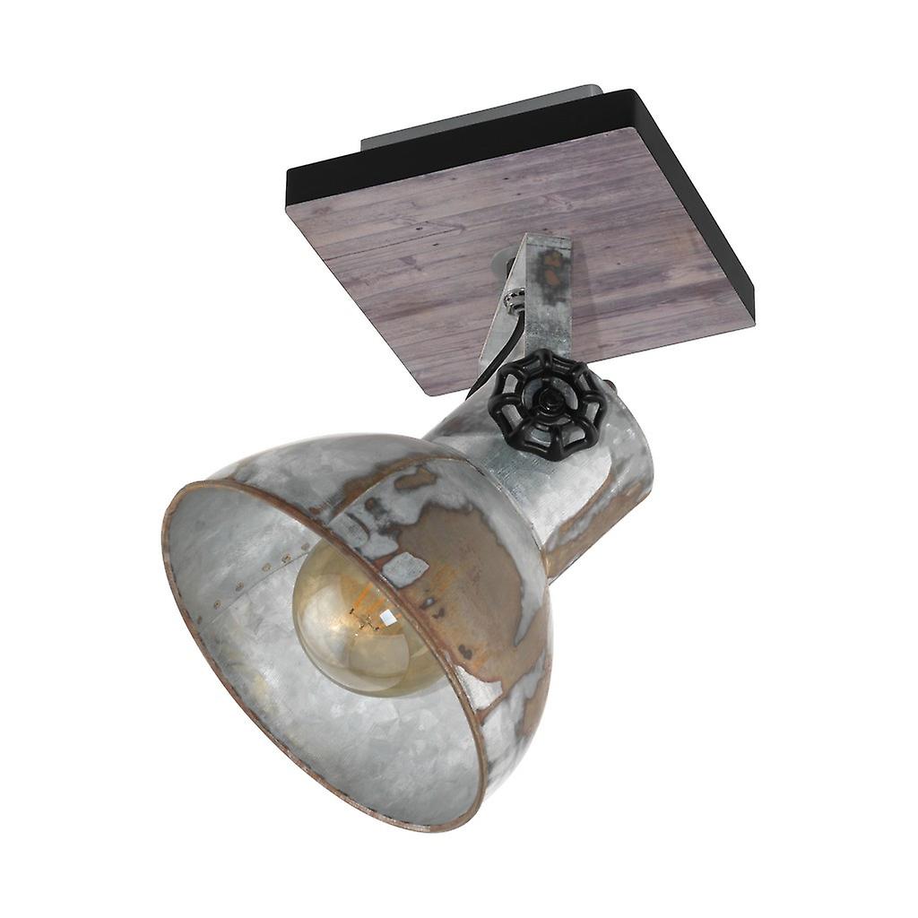 Barnstaple Single Spotlight Brown-Patina, Black
