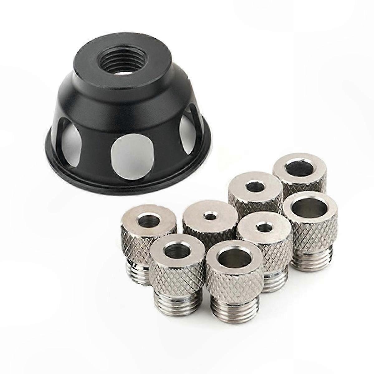 Adjustable Drill Guide Kit for 3-10mm Doweling and Pocket Hole Positioning Jig Tool Set with Replaceable Components