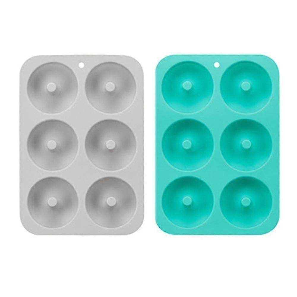 Silicone Donut Molds, 2-packgreen + Gray
