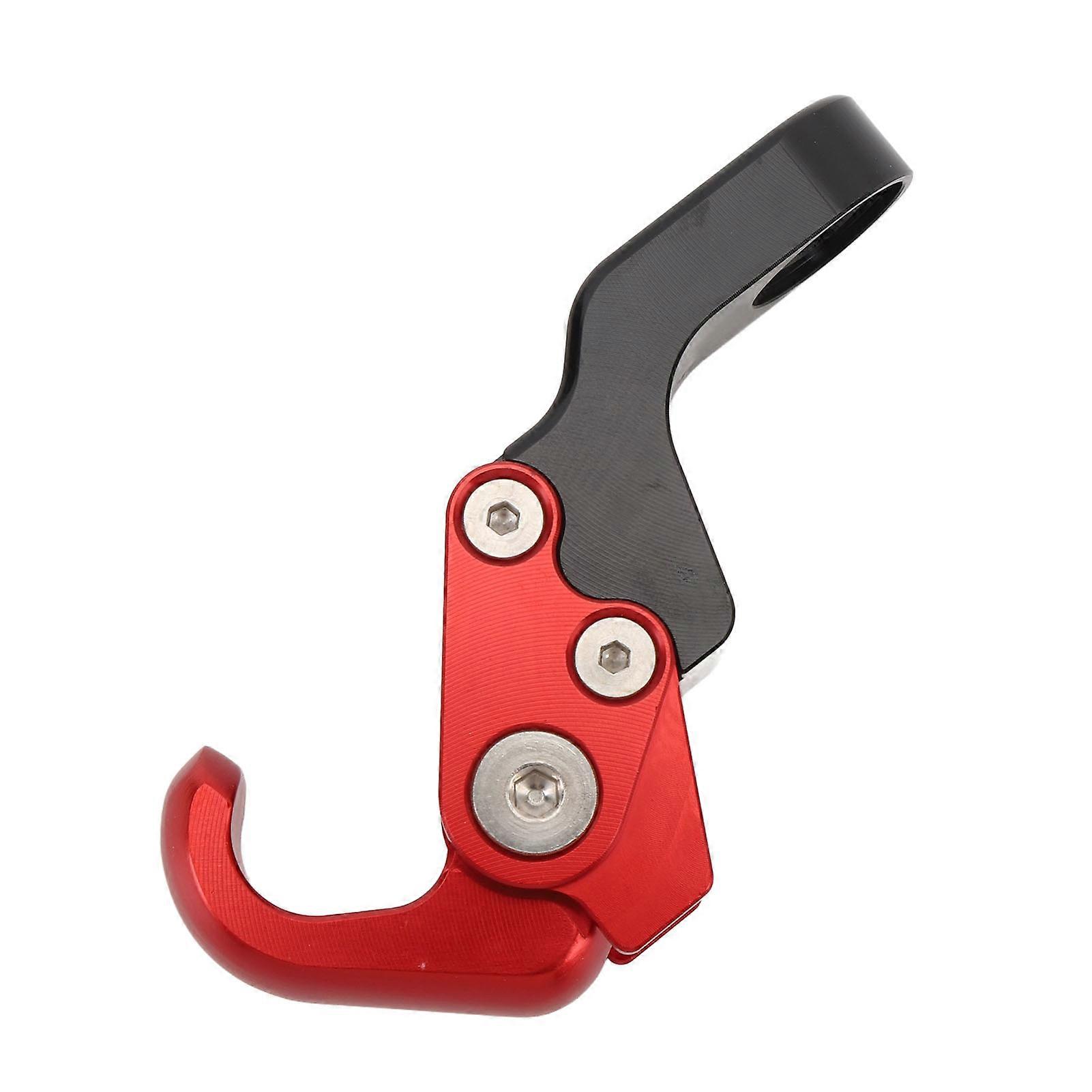 Rød aluminiumslegering foldbar bagagekrog kompatibel med XMAX NMAX motorcykler