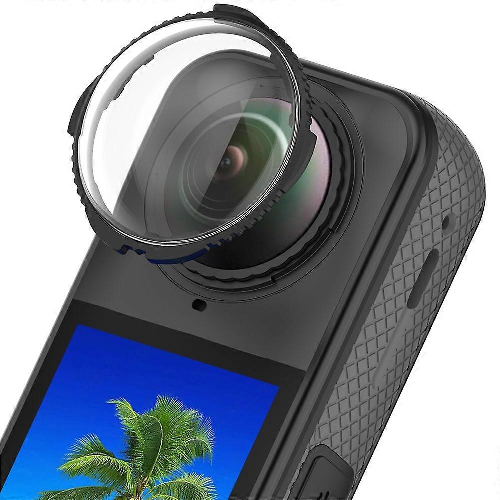 Compatible For Insta360 X4 2Pcs Lens Protector Optical Tempered Glass Camera Lens Cover