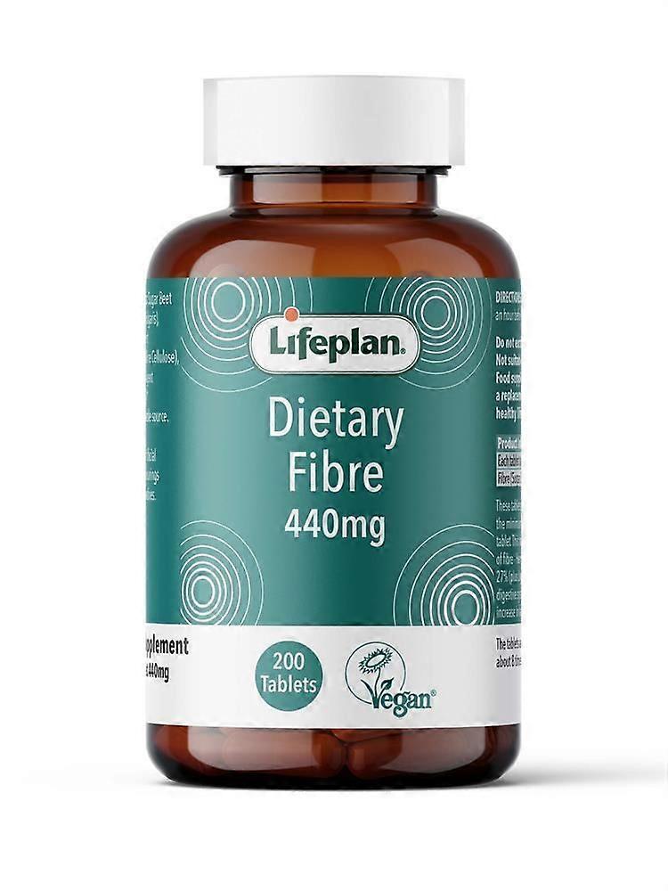 Lifeplan Dietary Fibre 200 Tablets - 4 Pack