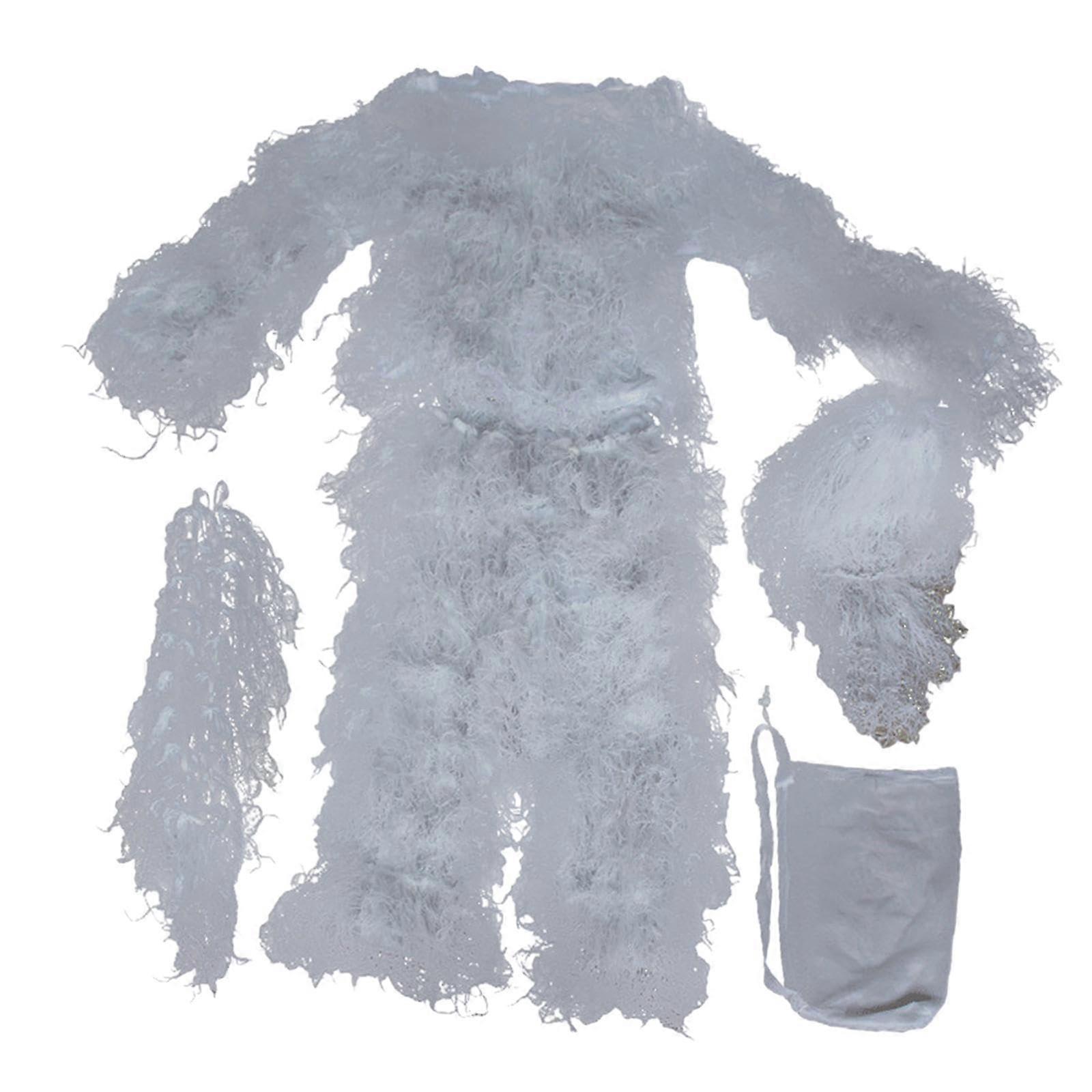 Ghillie Suit Hunting Outfit TwoPiece Set with Hood for Outdoor Activities And Halloween 160