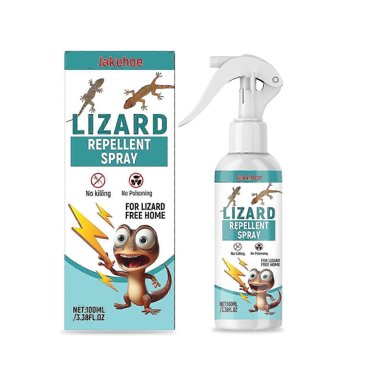 Jakehoe Lizard Insect Repellent Spray Convenient Insect Repellent for Indoor Use, Targeting Geckos and Lizards