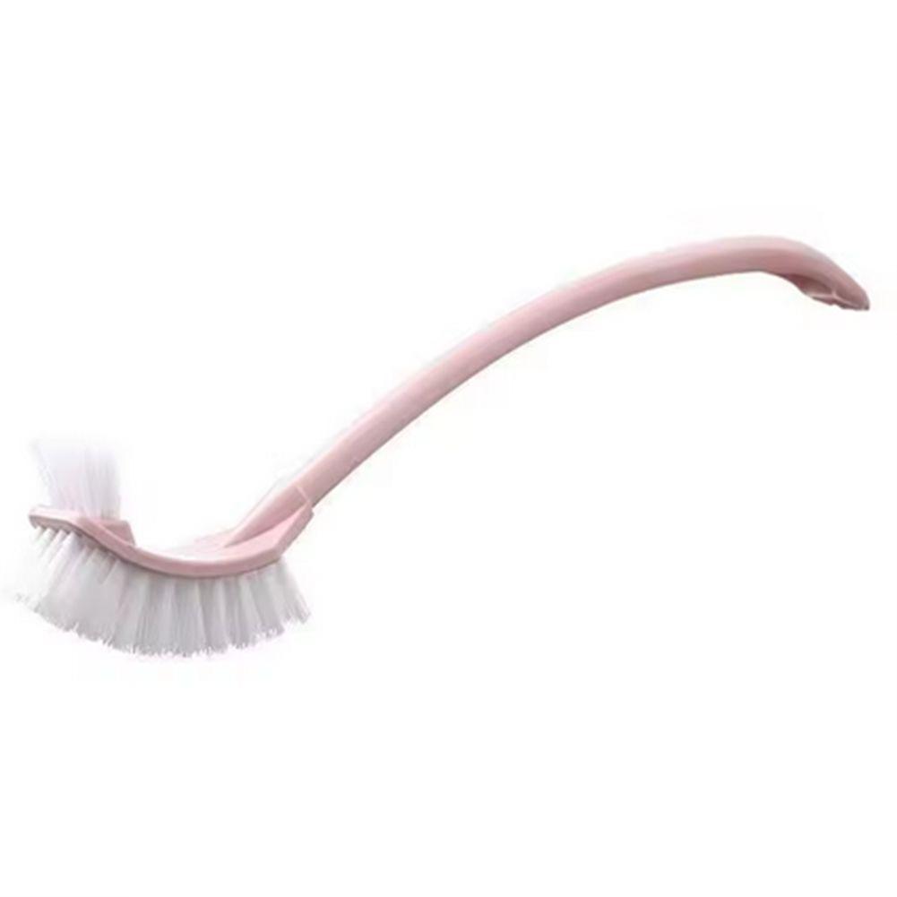 Multi-Function Double Head Clean Toilet Brush Hair Curved Brush A
