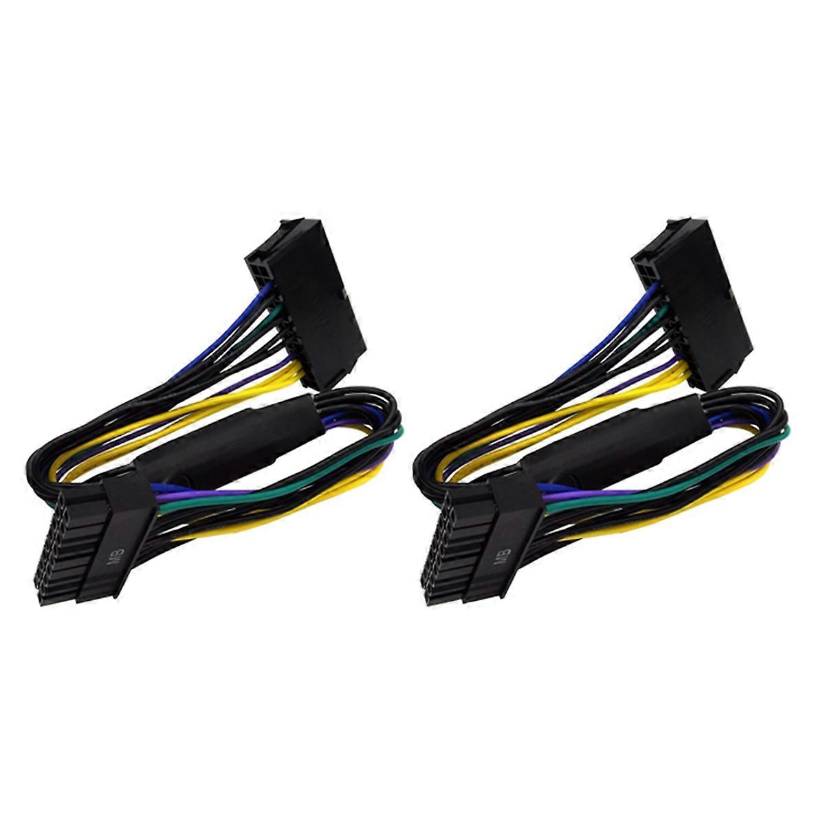 2X 24 Pin to 18 Pin ATX PSU Power Adapter Cable for Z220 Z230 Z420 Z620 Workstation 13-Inch(33cm)