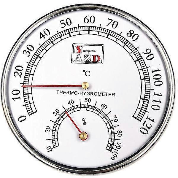 Hygrometer Thermometer for Sauna, Workshops, Pool, Spa - Celsius Meter Monitor