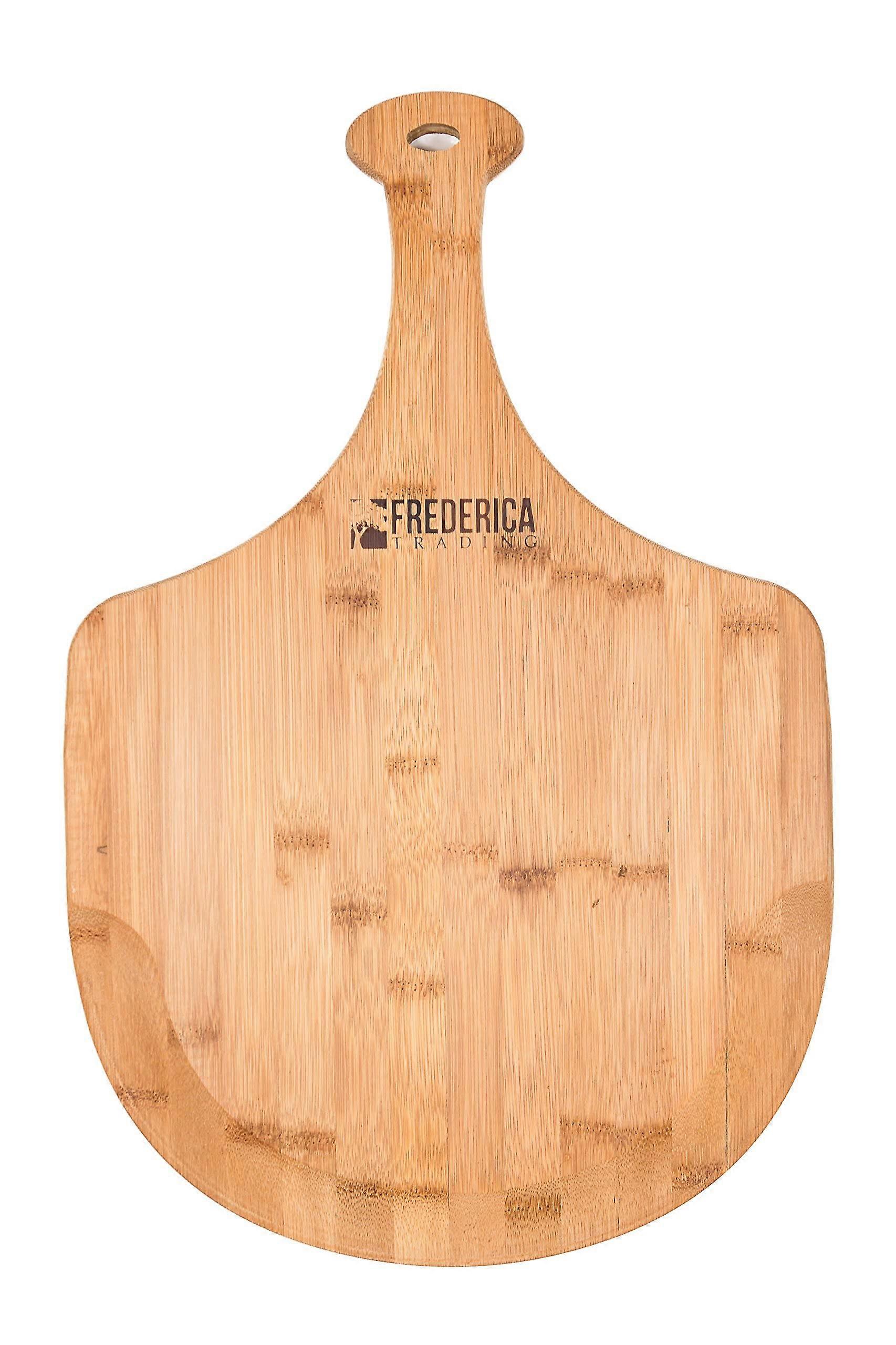 Bamboo Pizza Peel Paddle, Wooden Pizza Paddle For Baking, Bread & Vegetables, With Handle, XL 55.2 x 34.3 cm