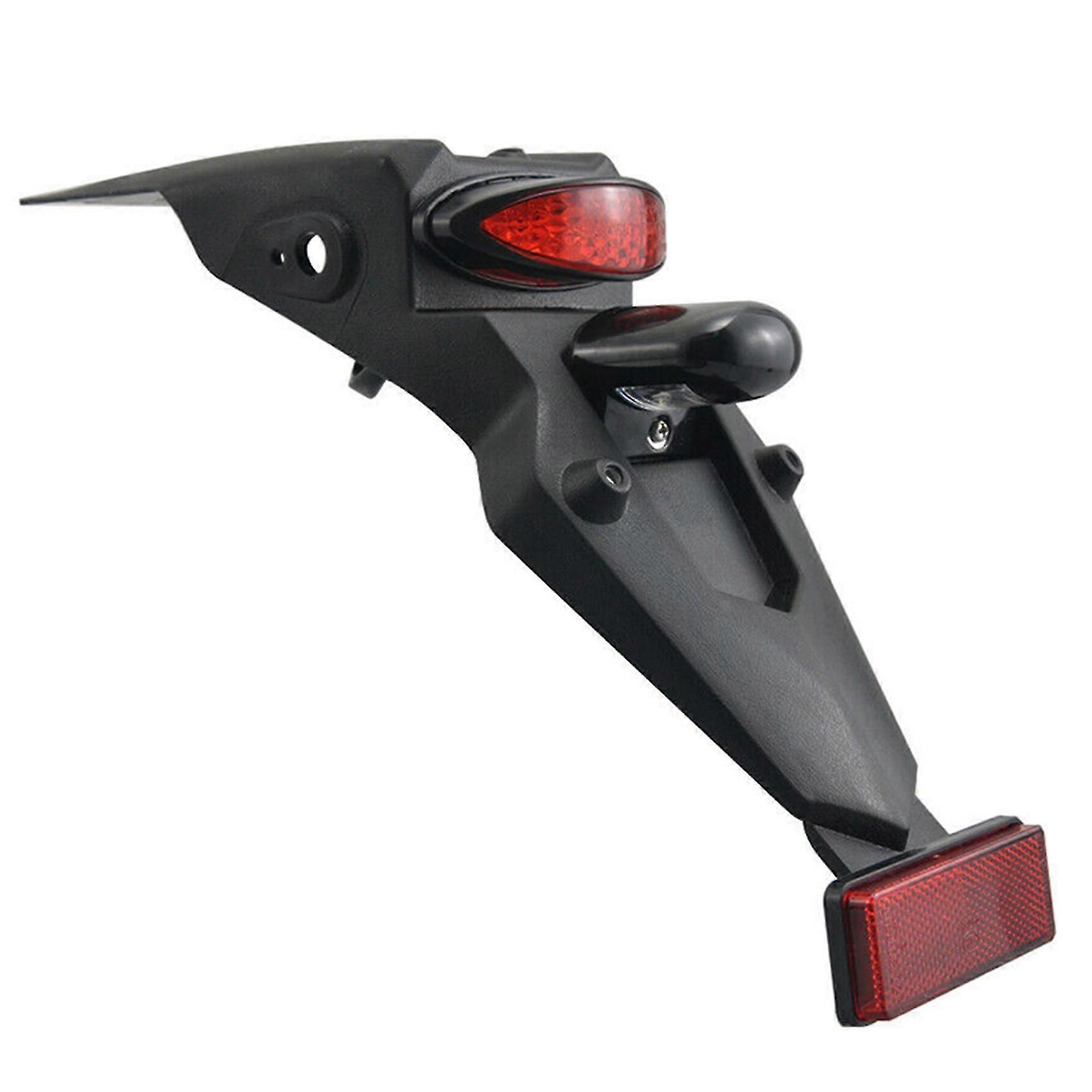 Motorcycle rear mudguard universal with LED tail light