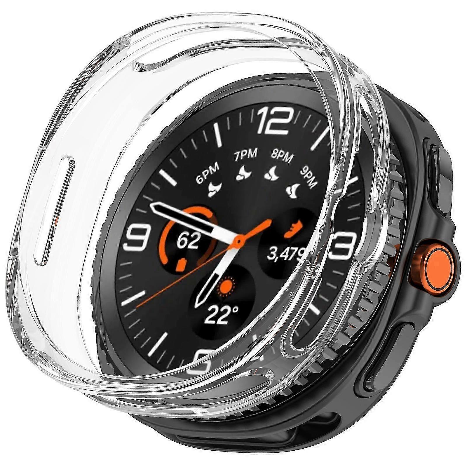 Half Coverage Hollow TPU Case for  Galaxy Watch 8 Classic / Ultra 2 - Protective Cover