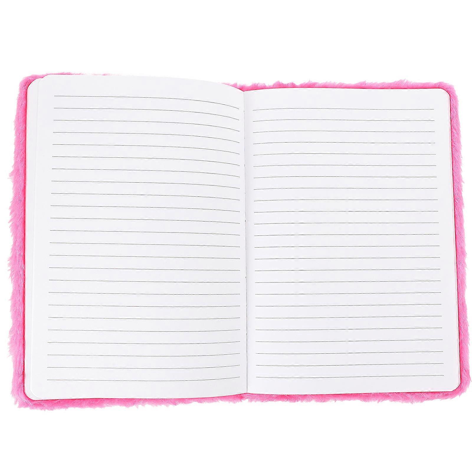 Animal Notebook Fluffy Plush Journal Book for Daily Use
