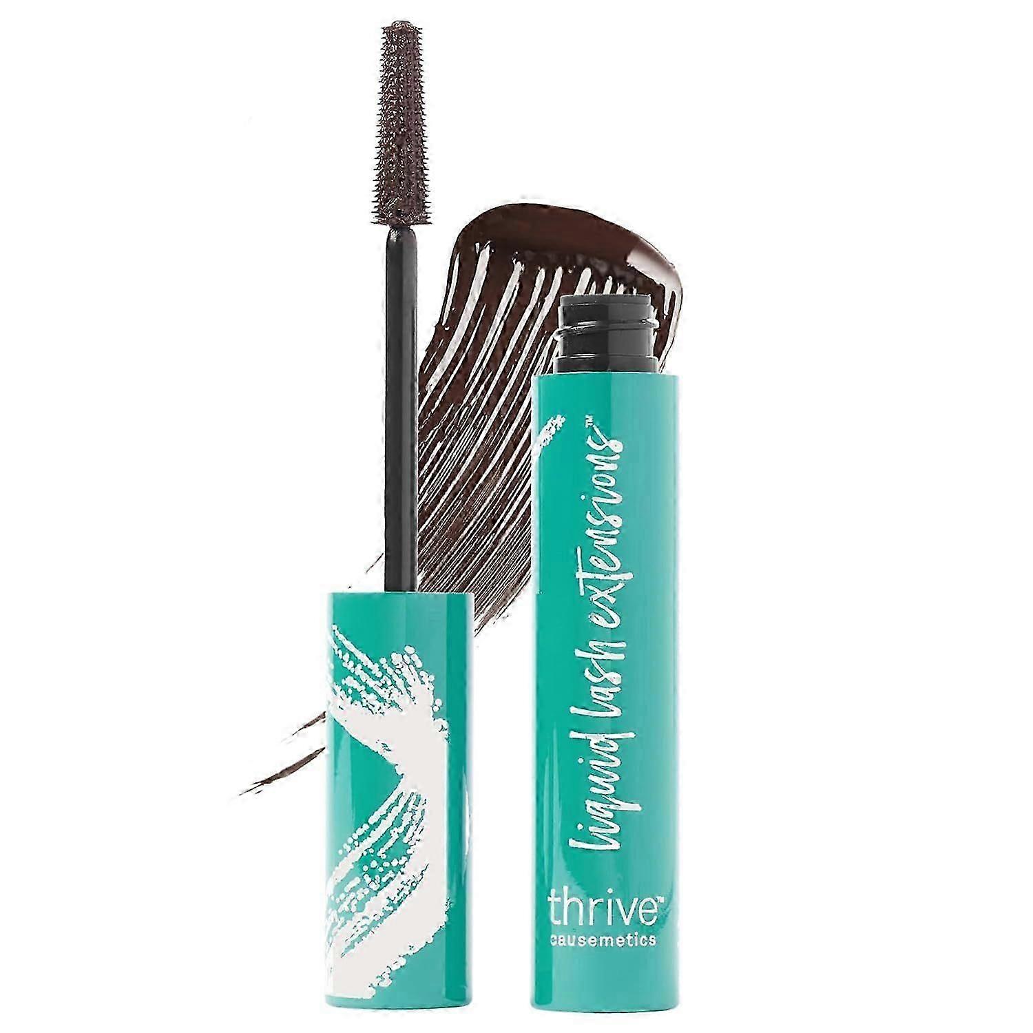 Liquid Lash Extensions Mascara, Tubing Mascara Lengthening, Volumizing & Curling, Smudge Proof, Washable, No Clumping or Flaking, Vegan, Brown Black