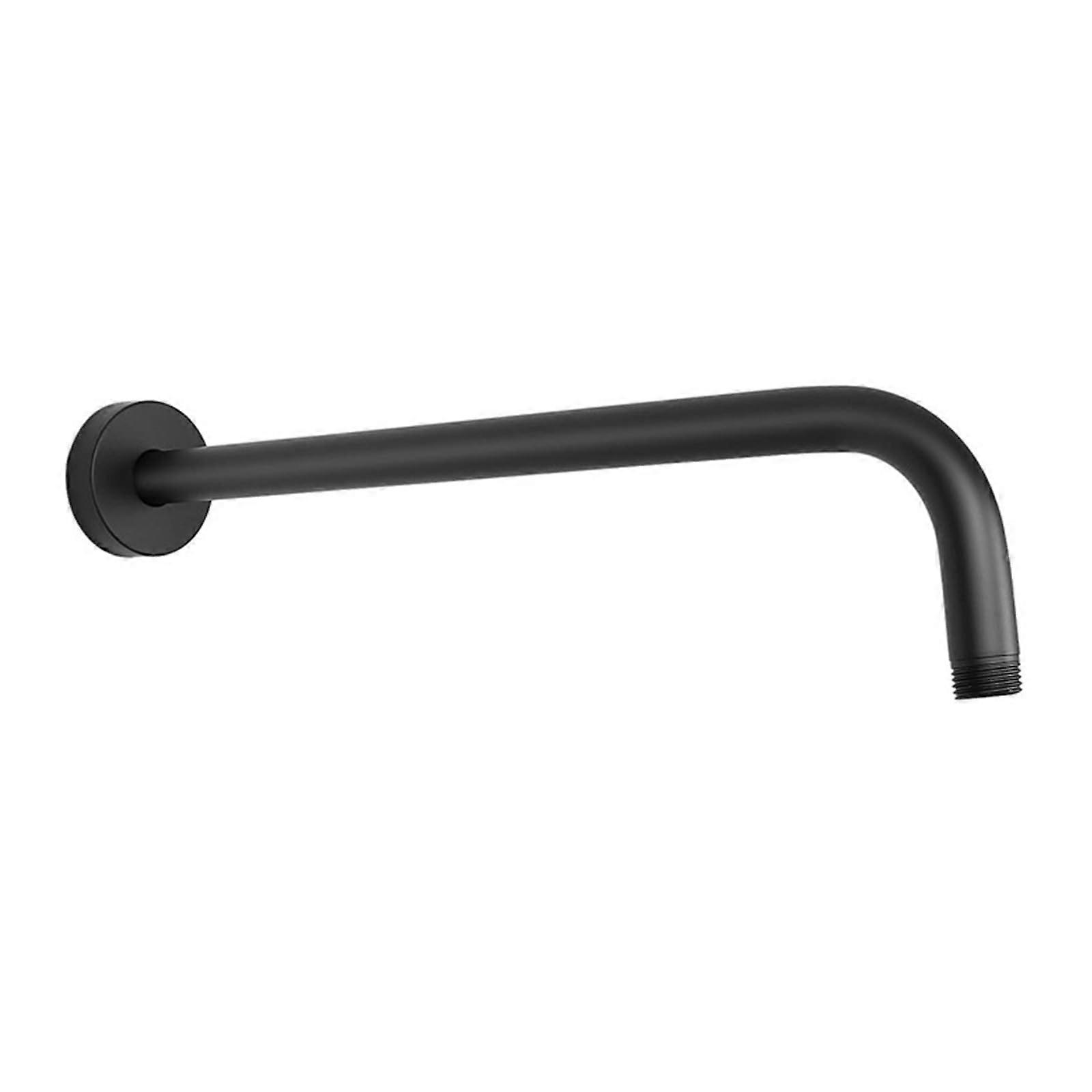 Shower Arm Matte Black Replacement Wall Mounted Bathroom Extension Accessory For Daily Use