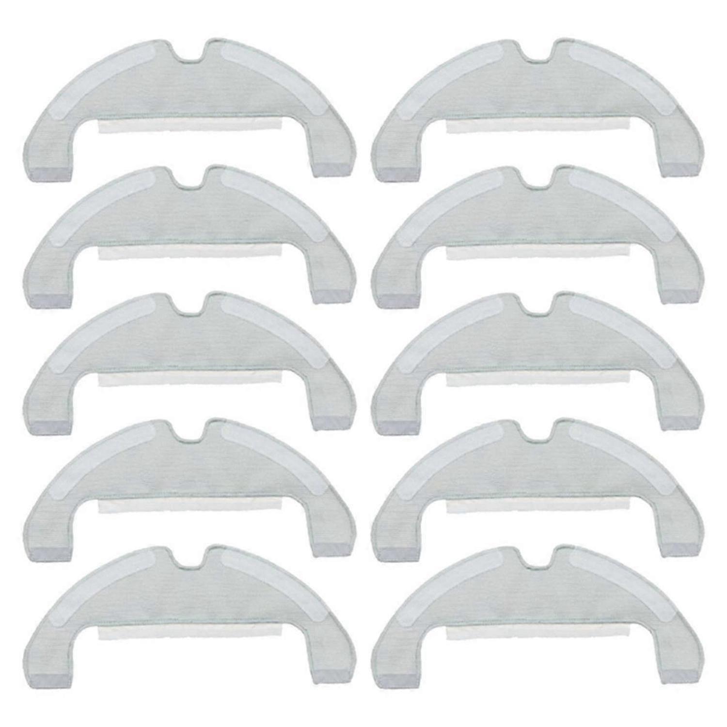 10PCS Mop Cloths for S8 MaxV Ultra G20S Robot Vacuum Cleaner Replaceable Washable Cleaning Rag
