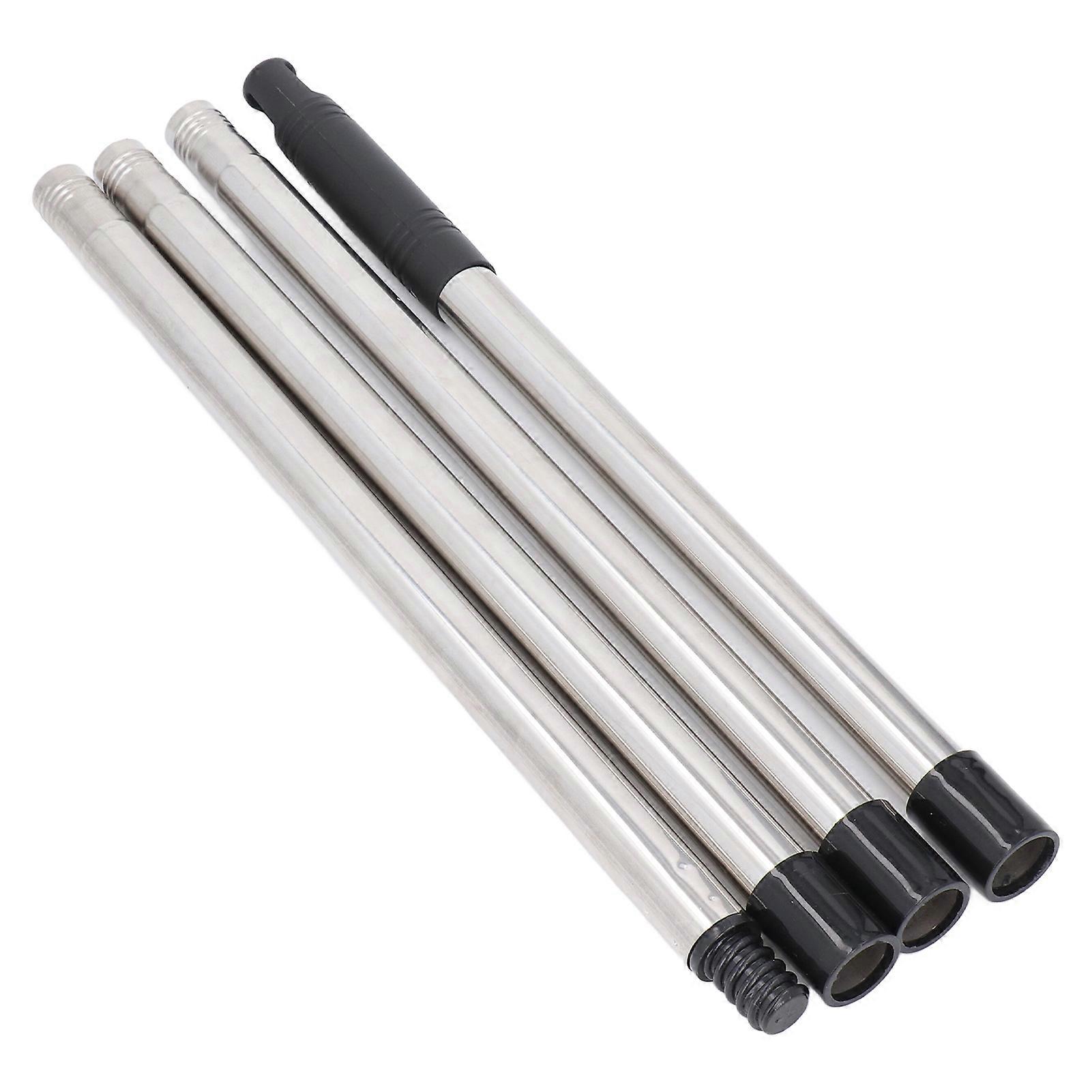 Manche de nettoyage de gouttière extensible en alliage d'aluminium de 2 à 8,2 pieds pour outil de toiture
