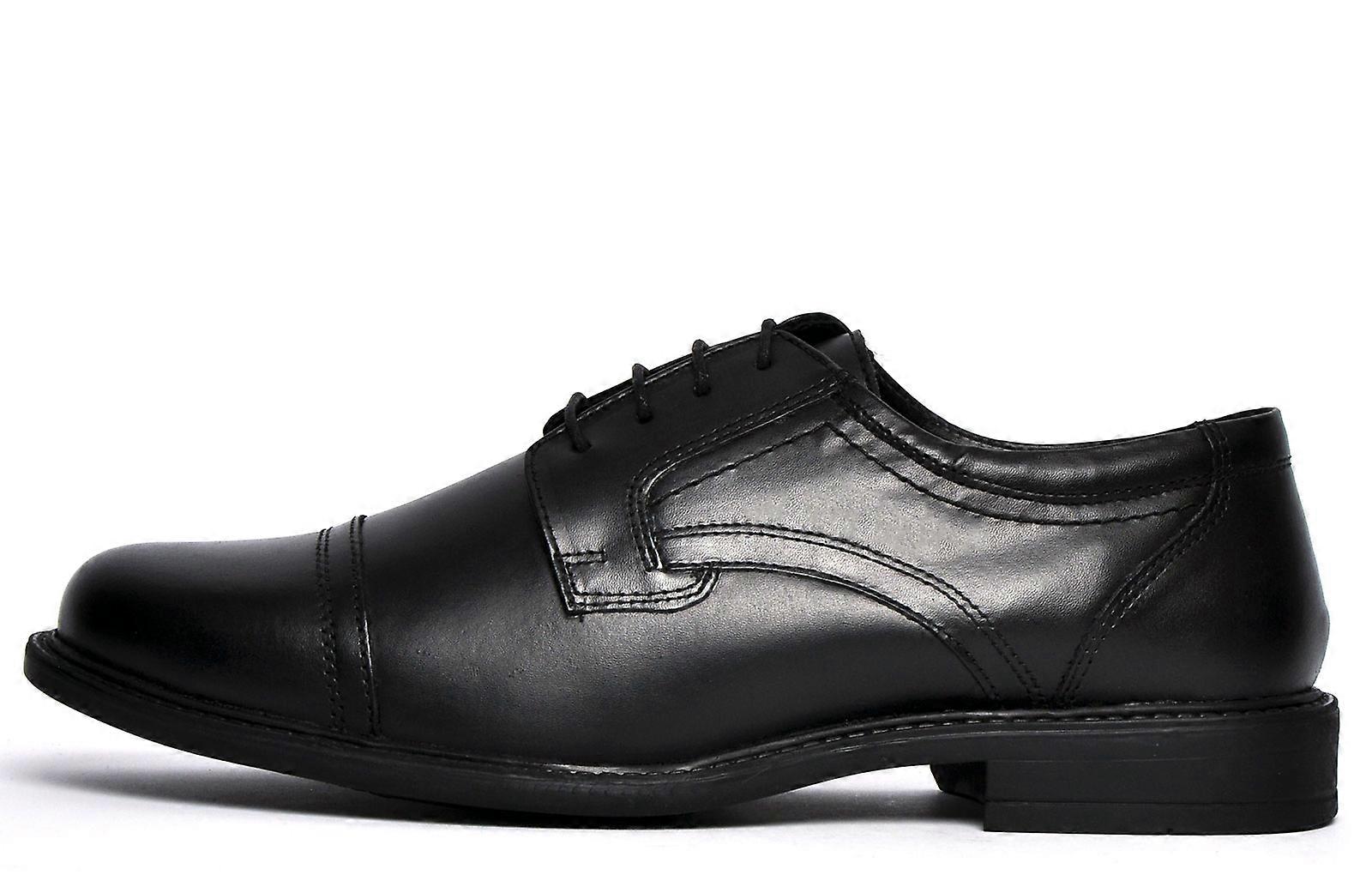 Oaktrak Charles Leather Shoes Black