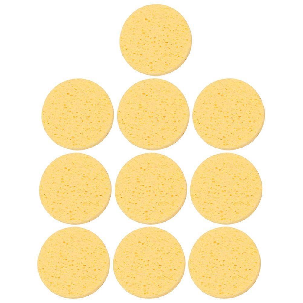 Face Sponges Makeup Powder for Daily Cleansing 20Pcs Yellow Sponge