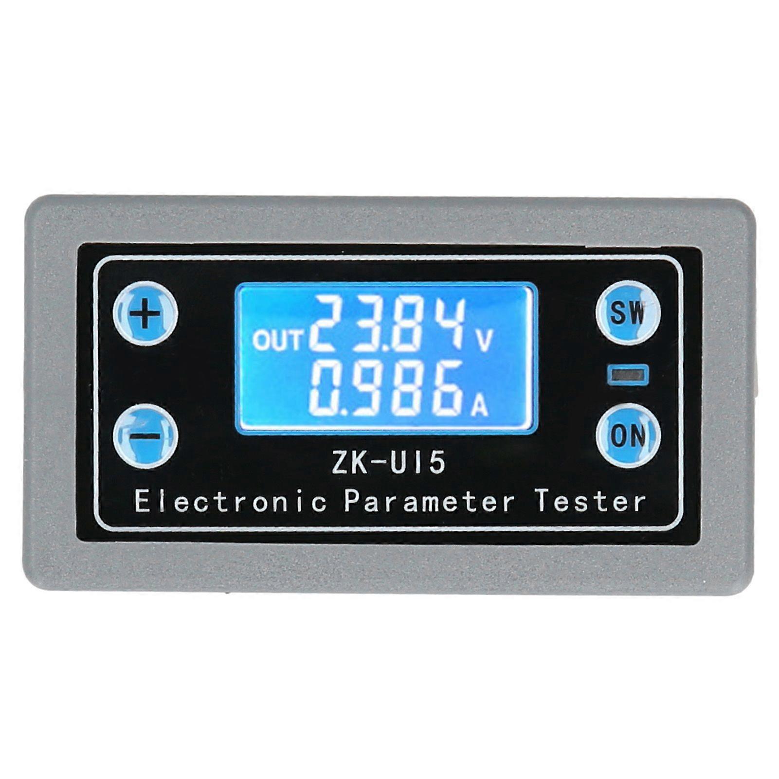 ZKU15 Voltage Current Testing Meter LCD Digital Display Multifunctional Volt Ammeter