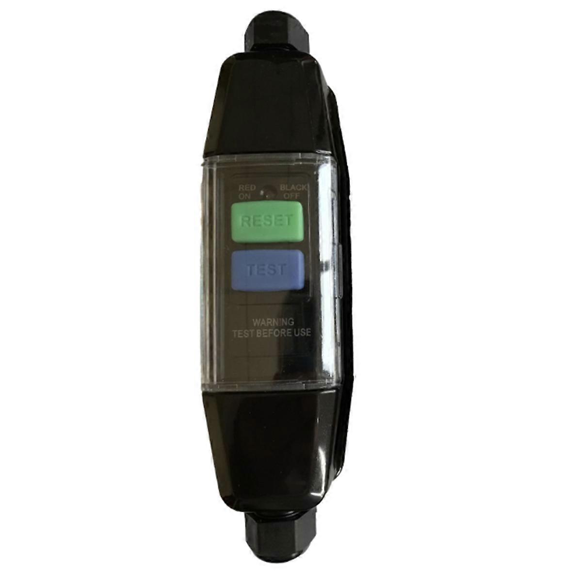 Inline RCD Connector,PRCD Intermediate Safety Switch,30mA Residual Current Protection Anti- for Outdoor
