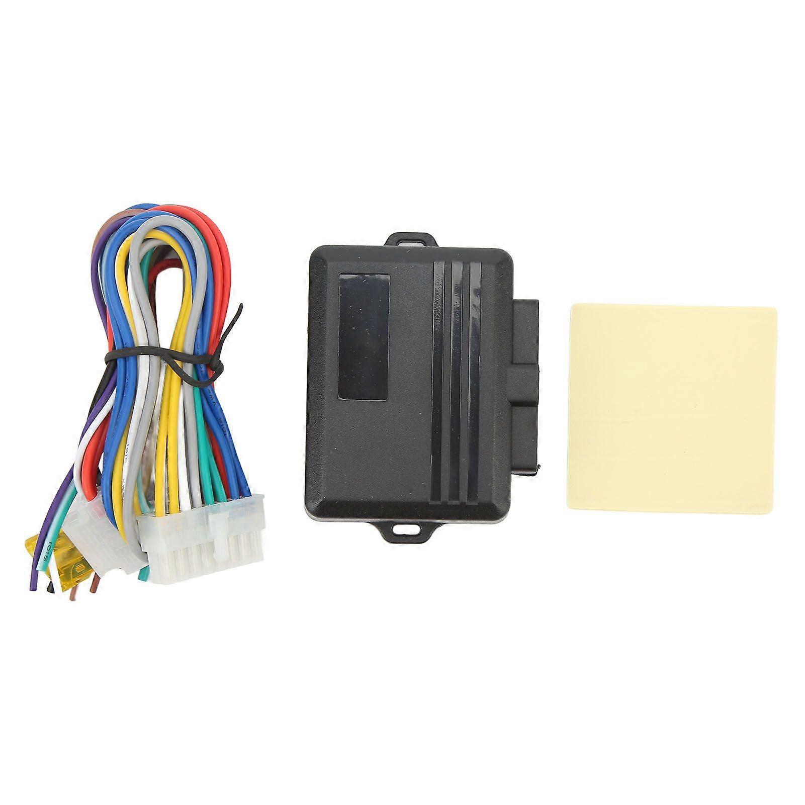 Power Window Roll Up Down Kit Electric Window Closer Lifter Module with Harness Universal for 4 Door 12V Cars