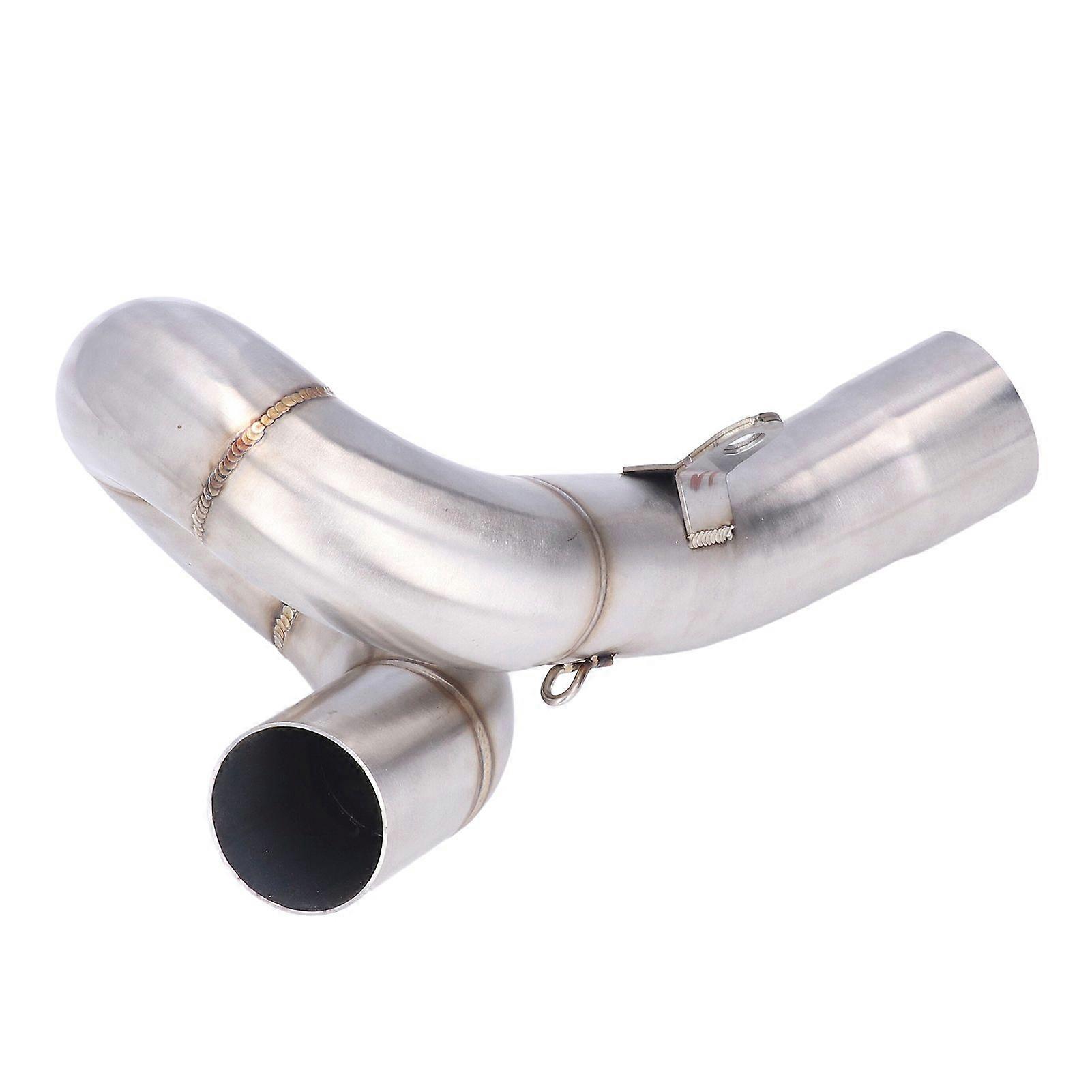 Exhaust Mid Pipe Slip On Stainless Steel Modification Replacement for Ninja ZX6R ZX636 20092021