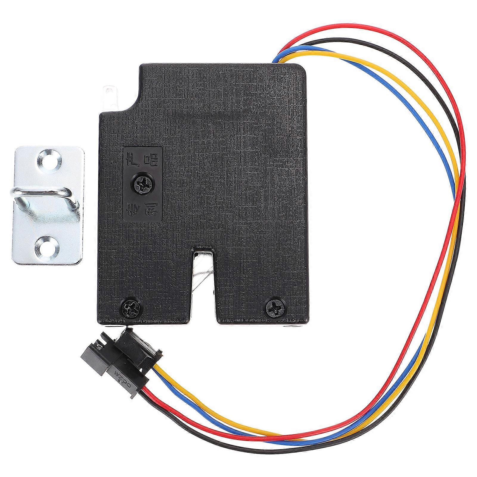 Electric Lock Small Cabinet Door Electronic Control Lock Black