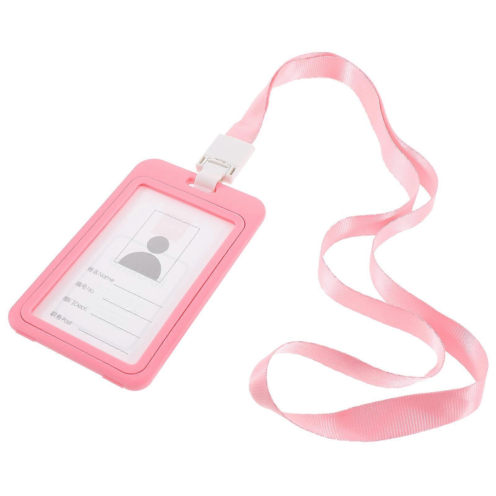 Name Tag Holder Badge Holder for Daily Use 1Set with Plastic Material