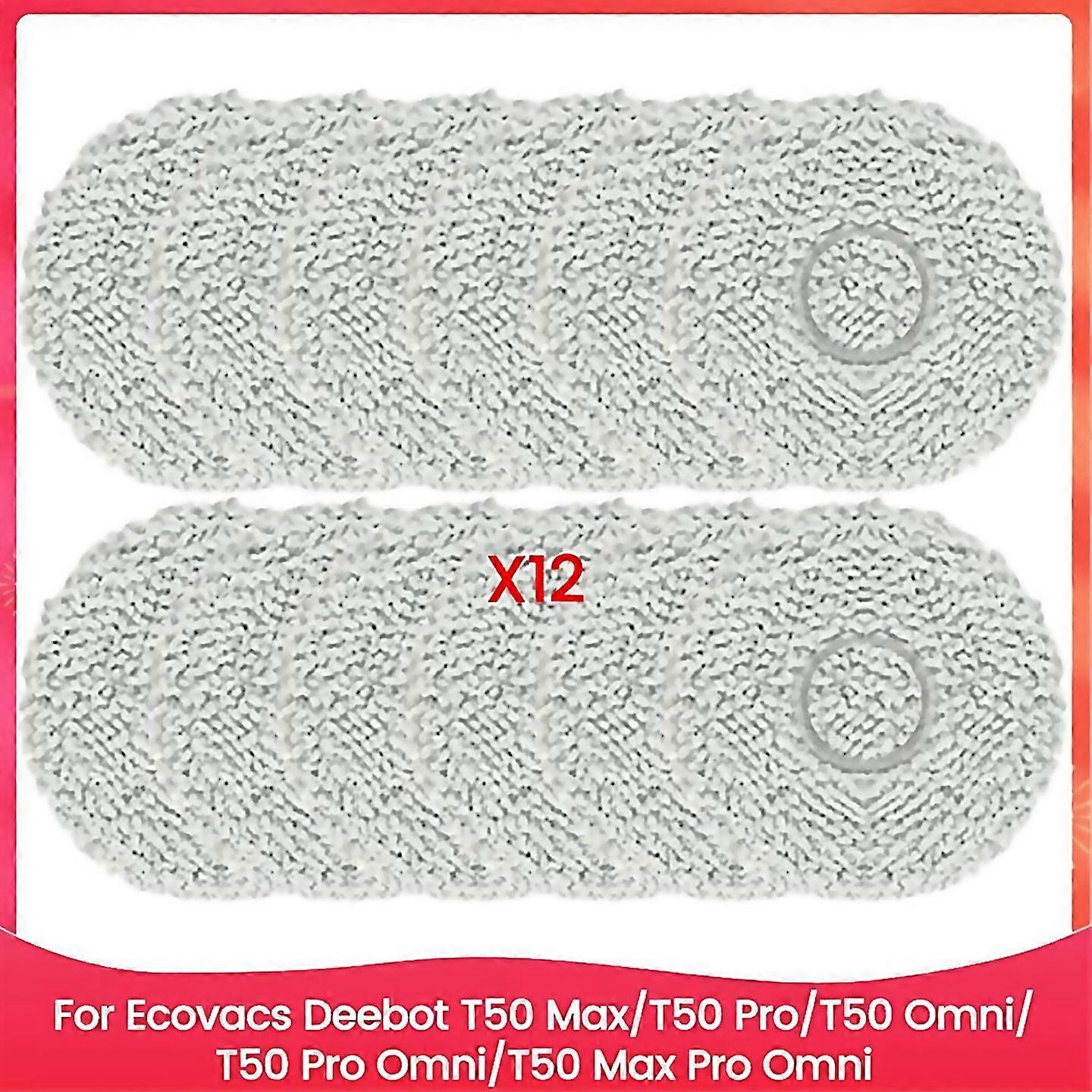 For Ecovacs Deebot T50 Maxt50 Prot50 Omnit50 Pro Omnit50 Max Pro Omni Spare Parts Reusable Washa Sui