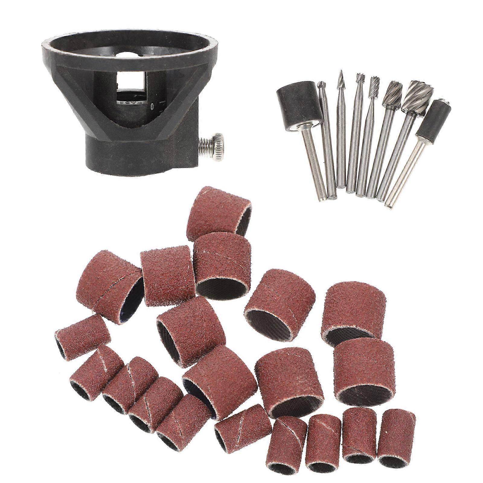 Pet Nail Trimming Nail Polishing Tools for Pet Grooming Brown High Speed Steel 1 Set